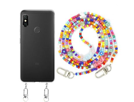 Funda cristal con Rosario colorful para Xiaomi Redmi Note 6 Pro