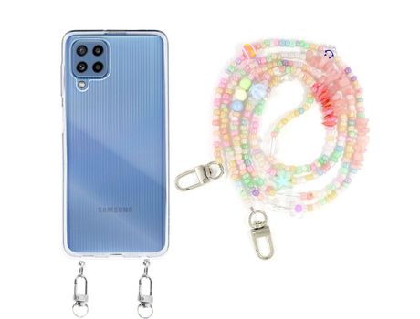 Funda cristal con Rosario baby para Samsung Galaxy M32