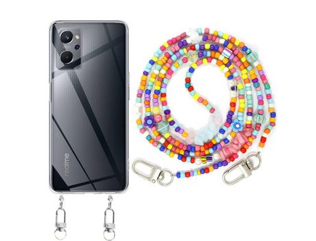 Funda cristal con Rosario colorful para Realme 9i