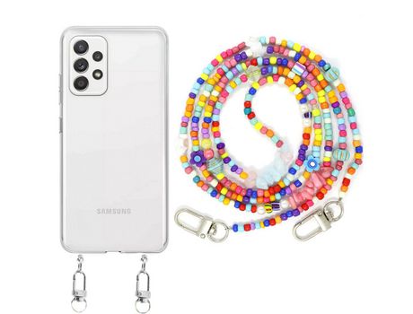 Funda cristal con Rosario colorful para Samsung Galaxy A52 5G