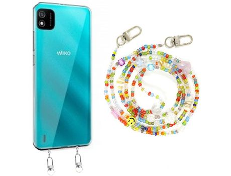 Funda cristal con Rosario ocean para Wiko Y62