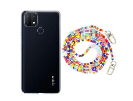 Funda cristal con Rosario colorful para Oppo A15