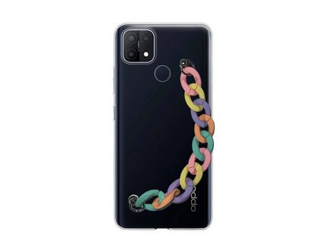 Funda cristal con Soporte rainbow para Oppo A15