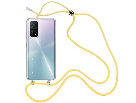 Funda cristal con Cordón Amarillo para Xiaomi Mi 10T Pro
