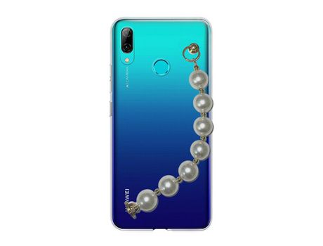 Funda cristal con Soporte perola para Huawei P Smart 2019