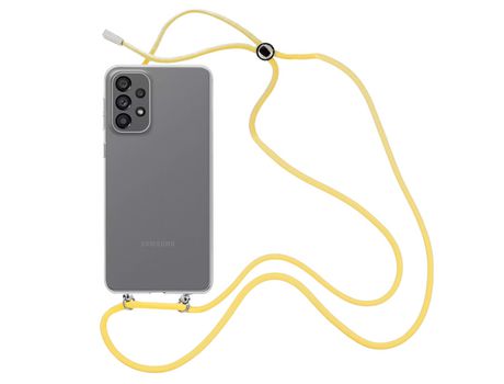Funda cristal con Cordón Amarillo para Samsung Galaxy A33