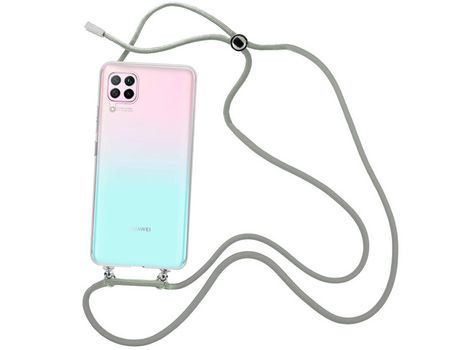 Funda cristal con Cordón Cadena Negro para Realme GT Neo 2