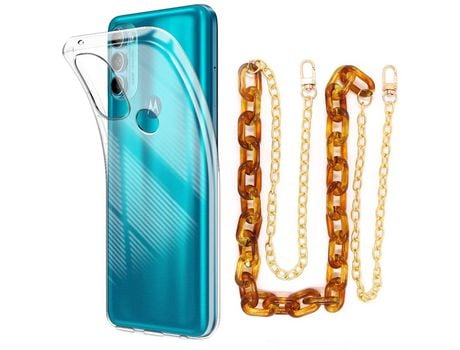 Funda cristal con Cordón marrón para iPhone 11 Pro Max