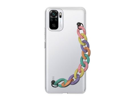 Funda cristal con Soporte rainbow para Xiaomi Redmi Note 10s