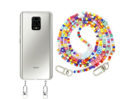 Funda cristal con Rosario colorful para Xiaomi Redmi Note 9 Pro