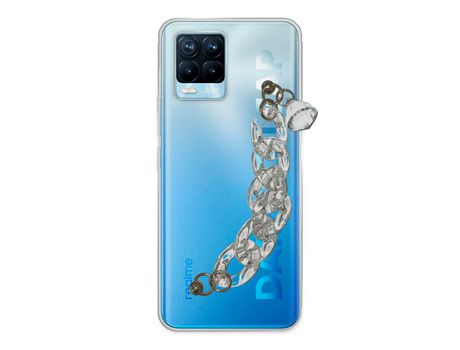 Funda cristal con Soporte diamante para Realme 8 4G