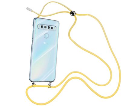Funda cristal con Cordón Amarillo para TCL 10L