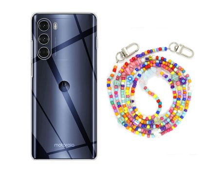 Funda cristal con Rosario colorful para Motorola Moto G200