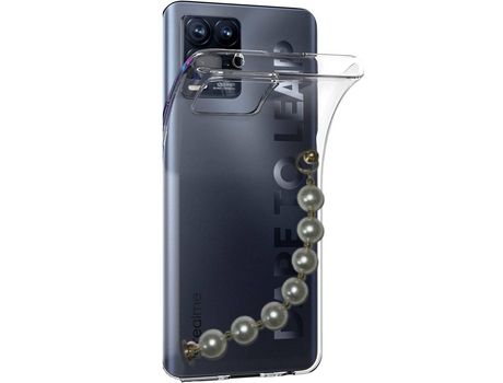 Funda cristal con Soporte pérola para Realme 8 5G