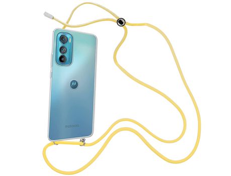 Funda cristal con Cordón Cadena verde para Oppo A74 5G