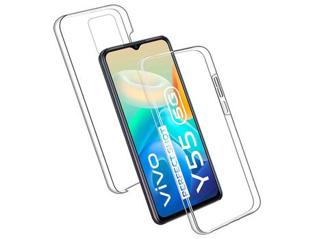 Carcasa para Vivo Y55 Clear 360 LUSOSMART Transparente
