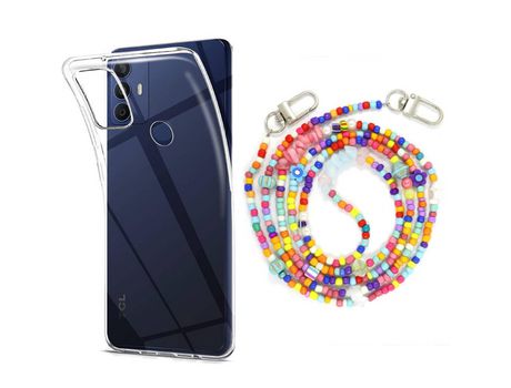 Funda cristal con Rosario colorful para TCL 30 SE