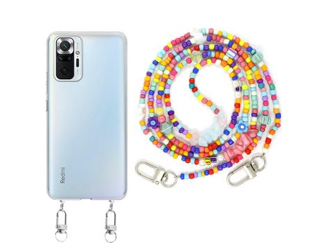 Funda cristal con Rosario colorful para Xiaomi Redmi Note 10 Pro Max