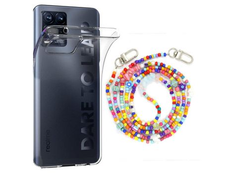 Funda cristal con Rosario colorful para Realme Narzo 30 5G