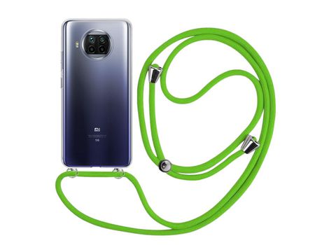 Funda cristal con Cordón verde para Xiaomi Mi 10T Lite