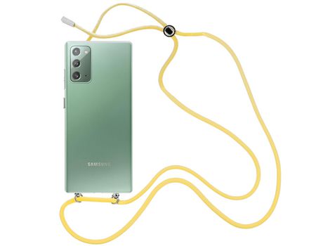 Funda cristal con Cordón Amarillo para Samsung Galaxy Note 20