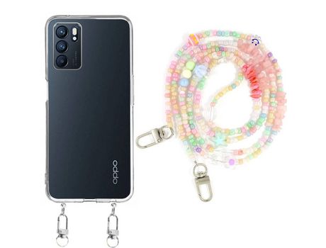 Funda cristal con Rosario baby para Oppo Reno 6 5G