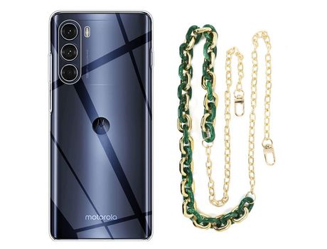 Funda cristal con Cordón verde para iPhone 12 Mini