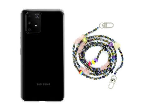 Funda cristal con Rosario smile para Samsung Galaxy S10 Lite