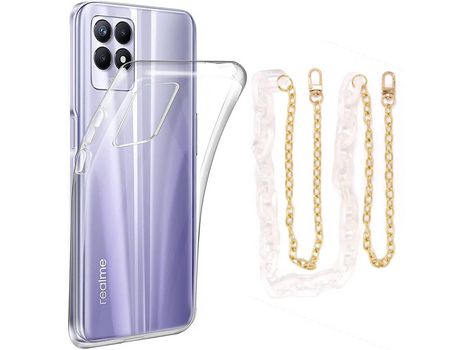 Funda cristal con Soporte perola para Oppo Reno 6 5G