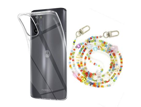 Funda cristal con Rosario ocean para Motorola Moto G52