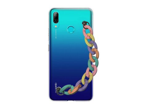 Funda cristal con Soporte rainbow para Huawei P Smart 2019