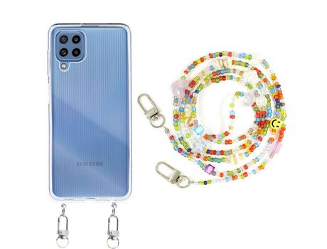 Funda cristal con Rosario ocean para Samsung Galaxy M32