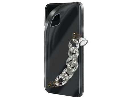 Funda cristal con Soporte diamante para Google Pixel 4