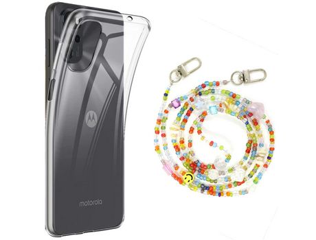 Funda cristal con Rosario ocean para Motorola Moto G22