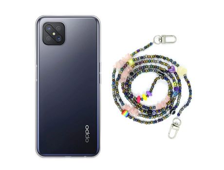 Funda cristal con Rosario smile para Oppo Reno 4Z