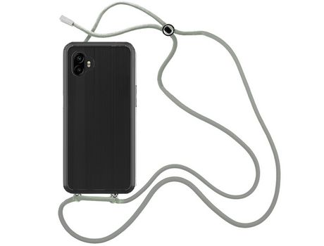 Funda cristal con Cordón Gris para Samsung Galaxy XCover 6 Pro