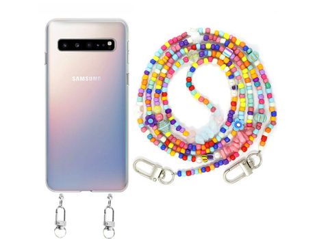 Funda cristal con Rosario colorful para Samsung Galaxy S10 5G
