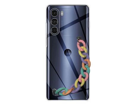 Funda cristal con Soporte rainbow para Motorola Moto G200
