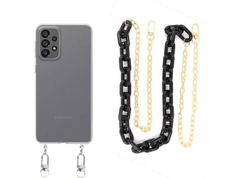 Funda cristal con Soporte Corazones para Samsung Galaxy A52 4G
