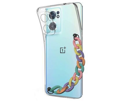 Funda cristal con Soporte rainbow para Oneplus Nord CE 2 5G