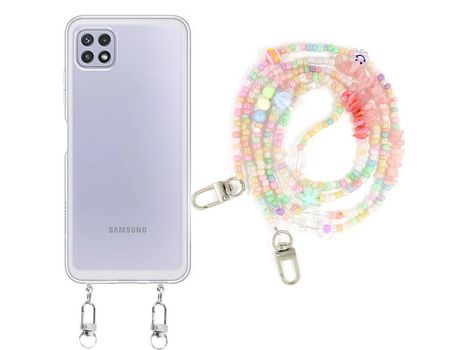 Funda cristal con Rosario baby para Samsung Galaxy A22 5G