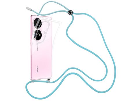 Funda cristal con Cordón Cadena Marrón para Oppo A72