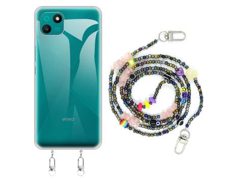 Funda cristal con Rosario smile para Wiko T10