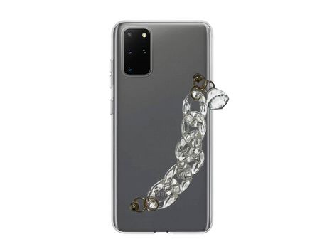 Funda cristal con Soporte diamante para Samsung Galaxy S20 Plus