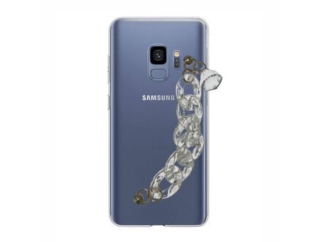Funda cristal con Soporte diamante para Samsung Galaxy S9