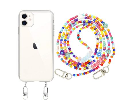 Funda cristal con Rosario colorful para iPhone 12 Mini