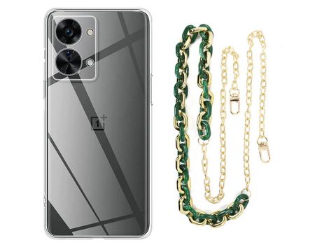 Funda cristal con Cordón verde para Google Pixel 3A