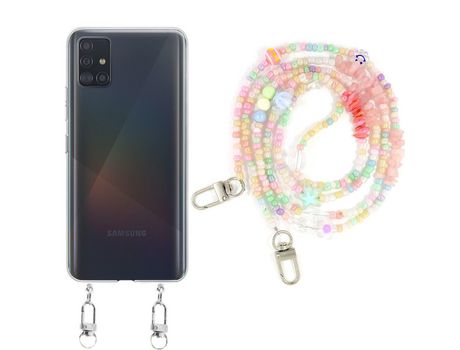 Funda cristal con Rosario baby para Samsung Galaxy A71