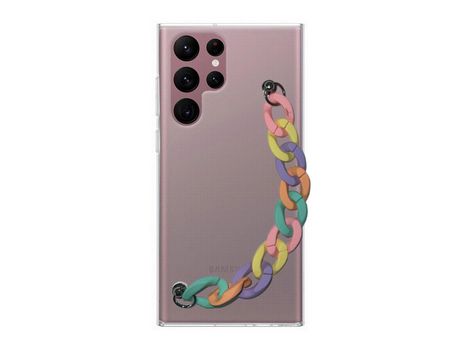 Funda cristal con Soporte rainbow para Samsung Galaxy S22 Ultra