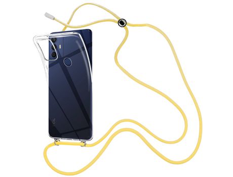 Funda cristal con Cordón Amarillo para TCL 30 SE